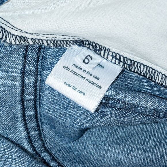 RACHEL COMEY Women's Raw ankle Crop Legion Denim Jeans size 6 - Picture 5 of 11